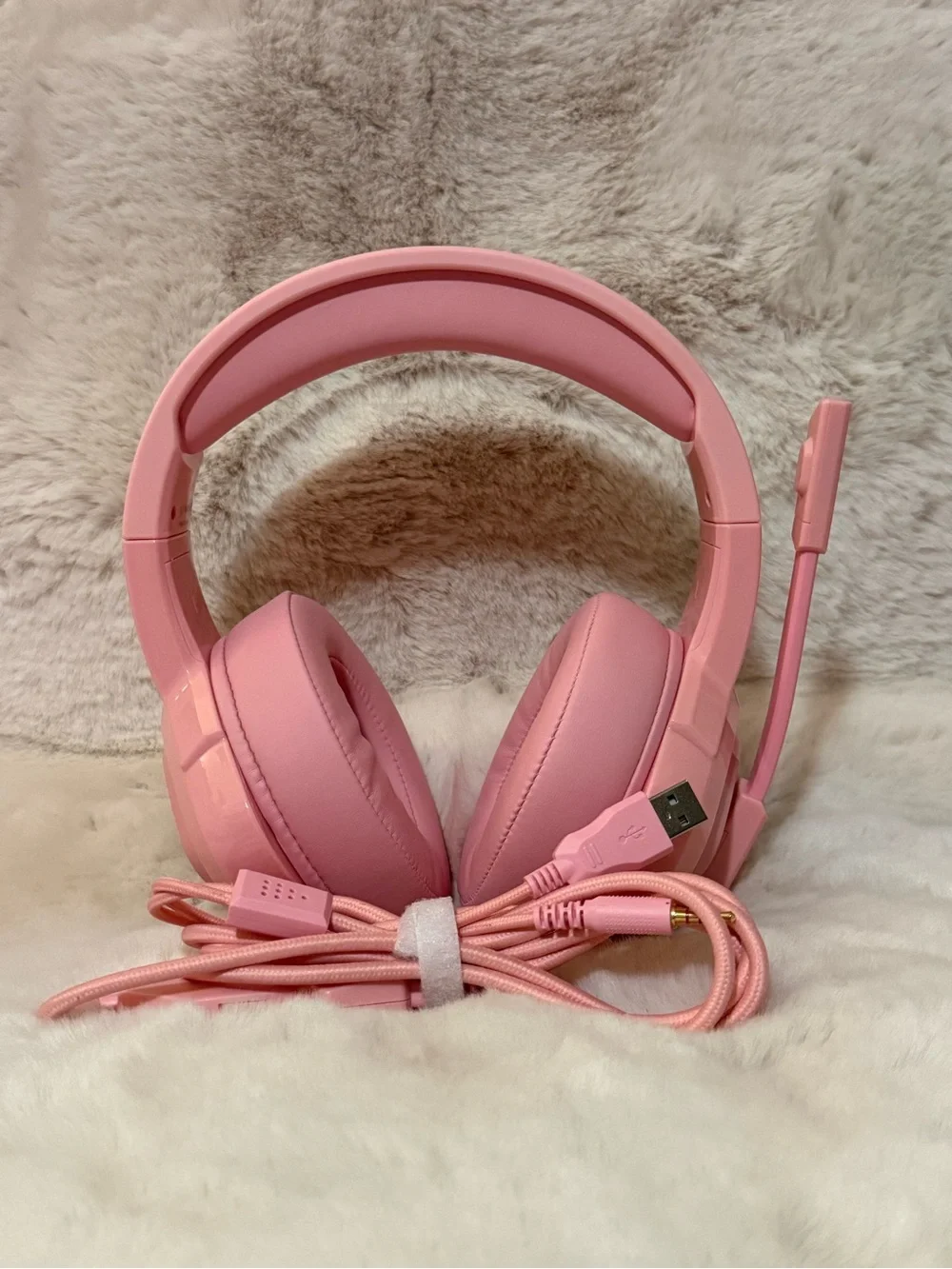Ziumier Pro Gaming Headset - Pink RGB
